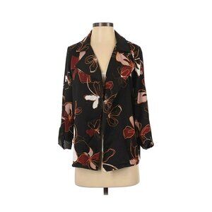 14th & Union Floral Print Open Front Cardigan